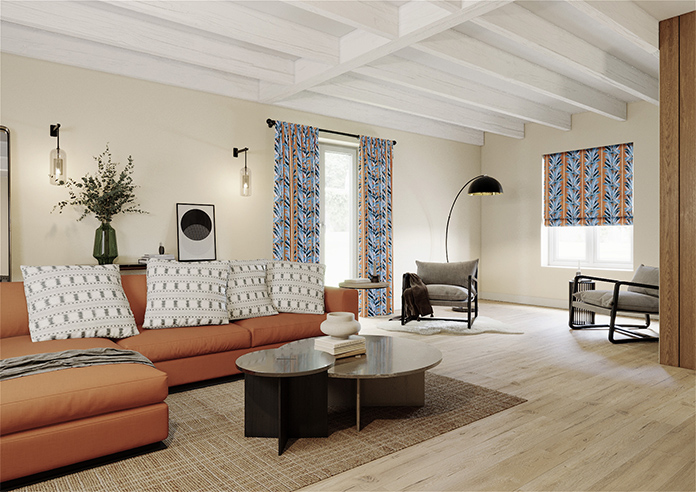 Miami, Blue - Made To Measure Curtains - Image 7